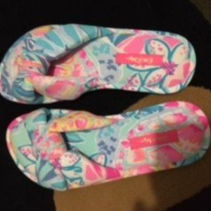 LILLY PULITZER POOL SLIDES